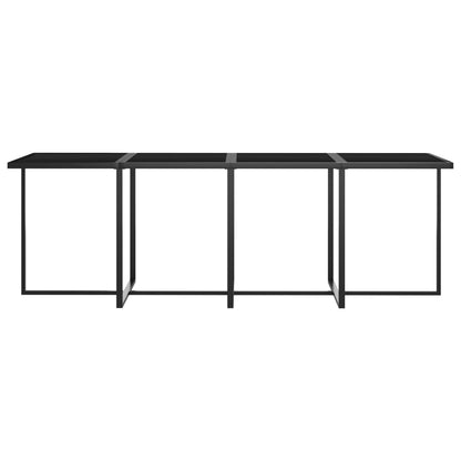 9-Delige Tuinset Met Kussens Poly Rattan Grijs