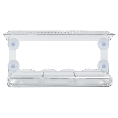 Vogelvoederbakken Voor Raam 2 St 30X12X15 Cm Acryl