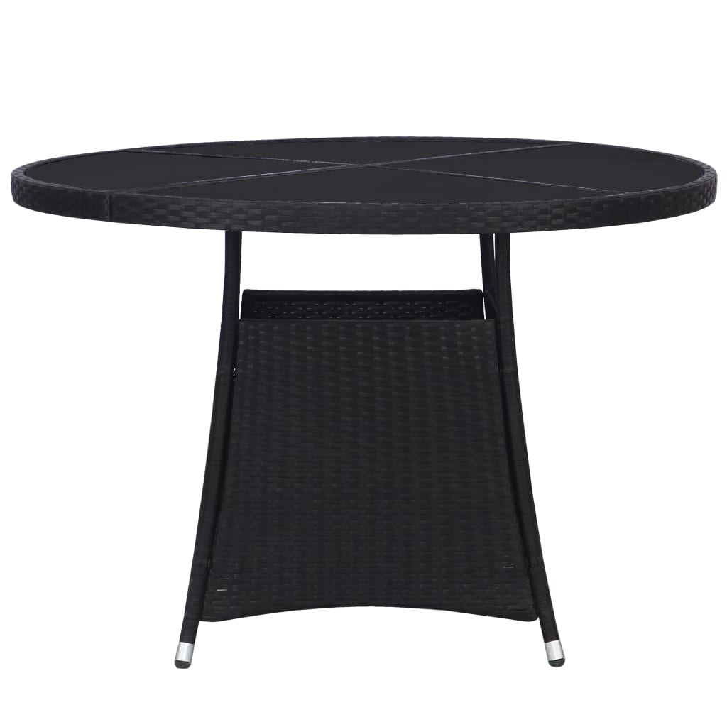 Tuintafel Ø Poly Rattan