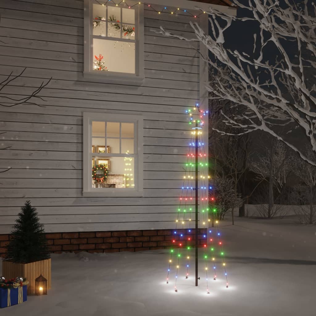Kerstboom Met Grondpin 1134 Led's Meerkleurig 800 Cm Multikleur