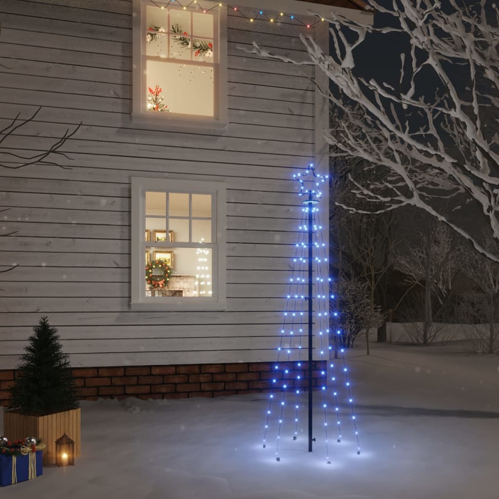 Kerstboom Met Grondpin 1134 Led's 800 Cm Blauw