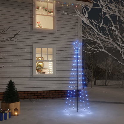 Kerstboom Met Grondpin 1134 Led's 800 Cm Blauw