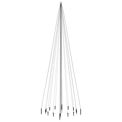 Kerstboom Met Grondpin 1134 Led's Meerkleurig 800 Cm Multikleur