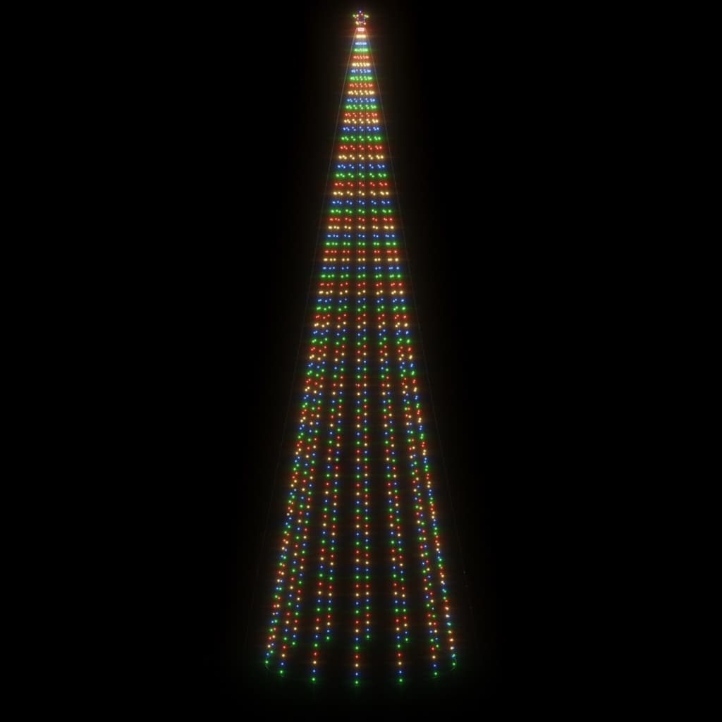 Kerstboom Met Grondpin 1134 Led's Meerkleurig 800 Cm Multikleur