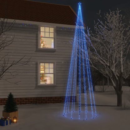 Kerstboom Met Grondpin 1134 Led's 800 Cm Blauw