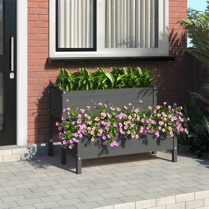 Plantenbak 84,5X84X75 Cm Massief Grenenhout