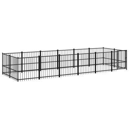 Hondenkennel Voor Buiten 11,26 M² Staal