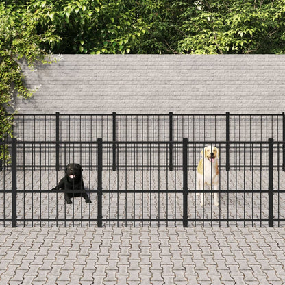 Hondenkennel Voor Buiten 84,68 M² Staal