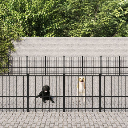 Hondenkennel Voor Buiten 84,68 M² Staal