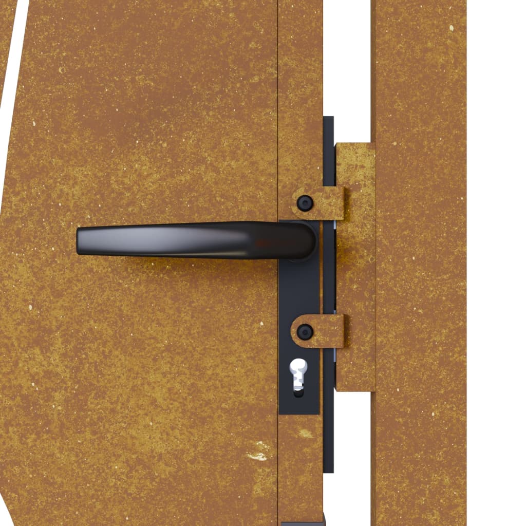 Poort Grasontwerp Cortenstaal