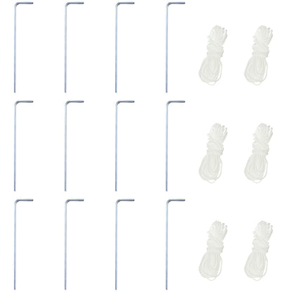 Partytent Inklapbaar Zeshoekig 3,6X3,1 M 220 G/M²