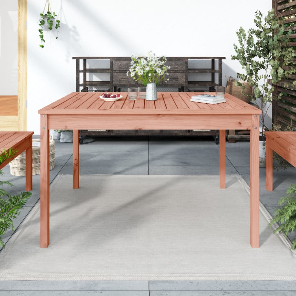 Tuintafel 121X82,5X76 Cm Massief Grenenhout Honingbruin