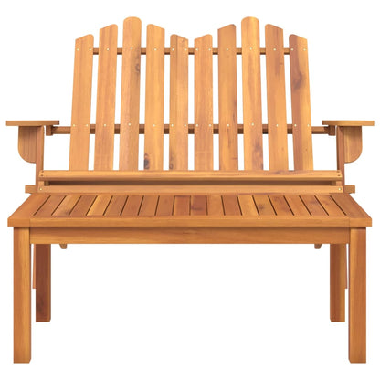 2-Delige Loungeset Adirondack Massief Acaciahout Naturel