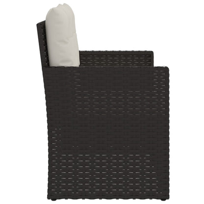 Tuinbank Met Kussens 105 Cm Poly Rattan