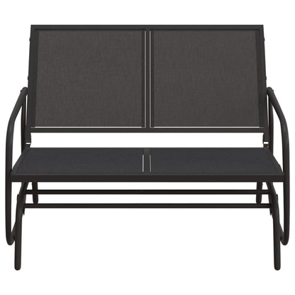 Schuifbank Tuin 120,5X76X86,5 Cm Textielfolie En Staal