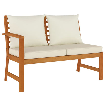 7-Delige Tuinset Met Kussens Massief Acaciahout