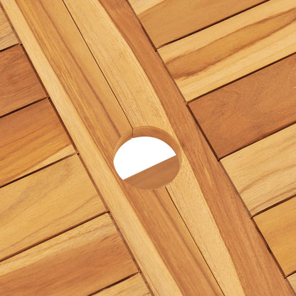 7-Delige Tuinset Massief Teakhout