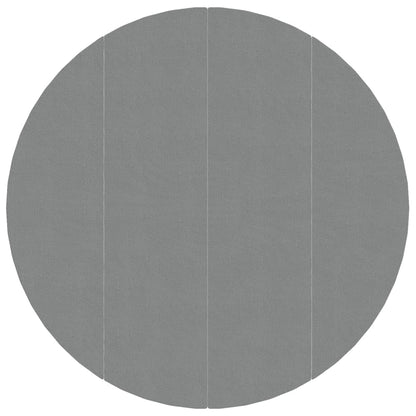 Zwembadgrondzeil Ø428 Cm Polyester Geotextiel Lichtgrijs