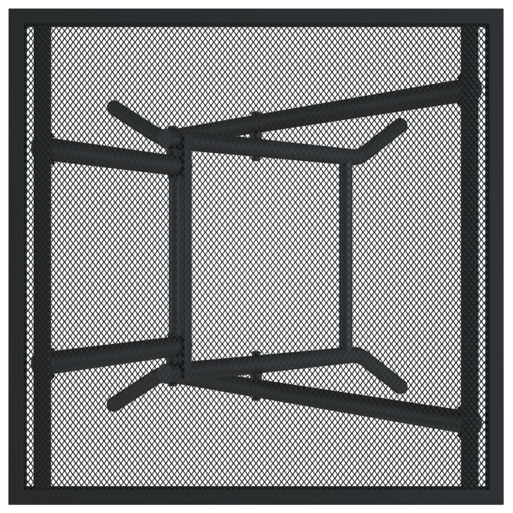 Tuintafel Inklapbaar Staalgaas Antracietkleurig
