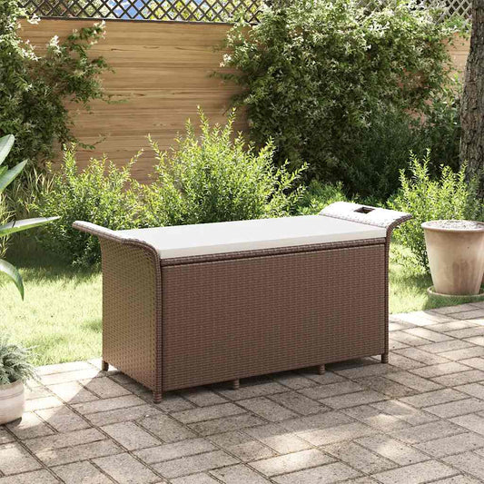 Tuinbank Met Kussen Poly Rattan