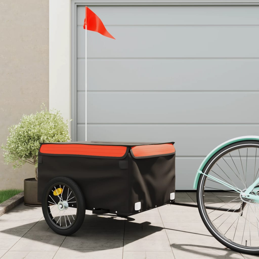 Fietstrailer 30 Kg Ijzer Zwart En