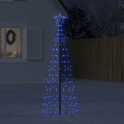 Led-Kerstboom Met Spikes 1534 Leds Blauw