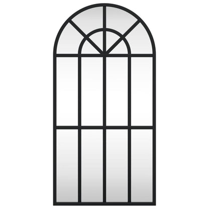 Wandspiegel Boog 30X60 Cm Ijzer Zwart