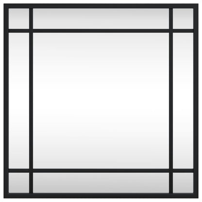 Wandspiegel Vierkant 40X40 Cm Ijzer Zwart