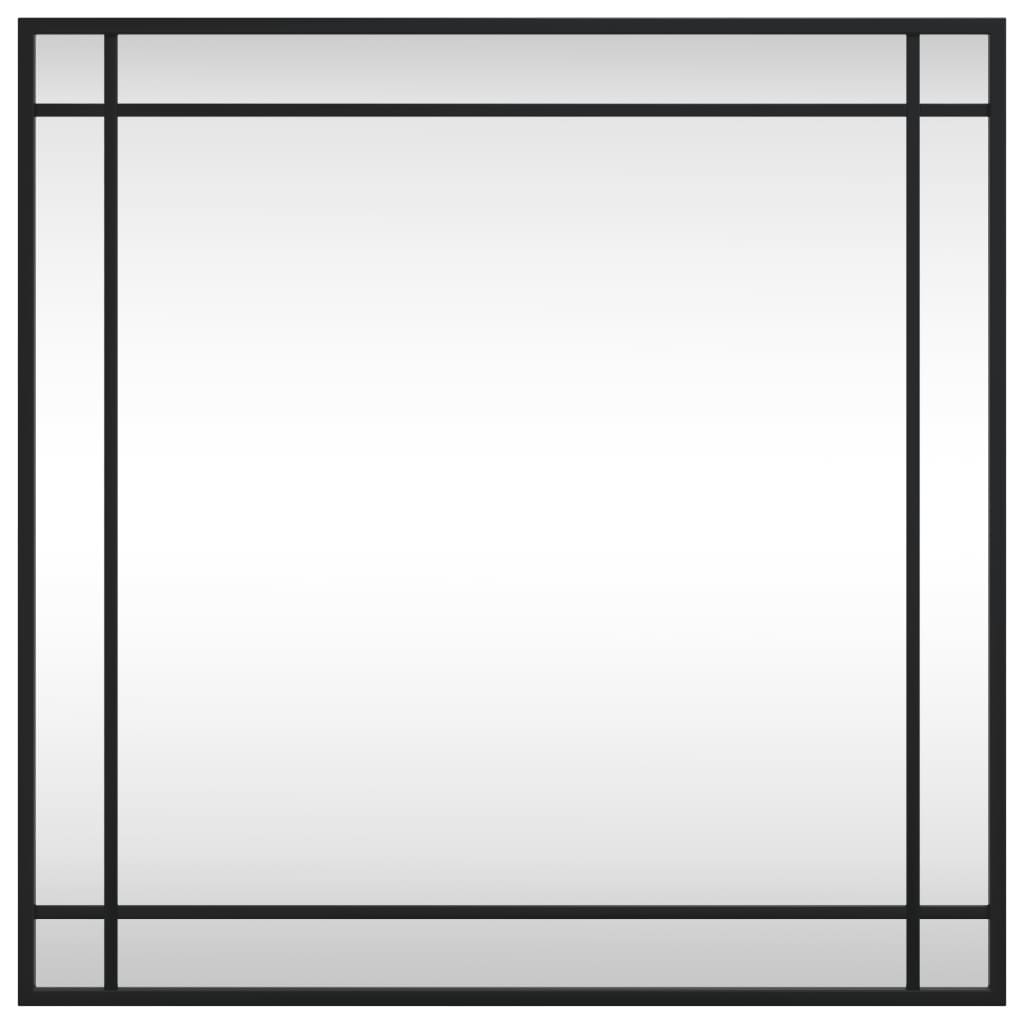 Wandspiegel Vierkant 60X60 Cm Ijzer Zwart