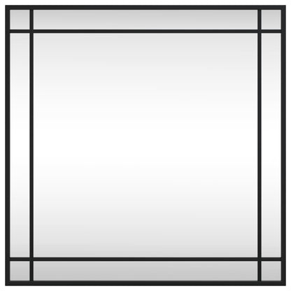 Wandspiegel Vierkant 60X60 Cm Ijzer Zwart