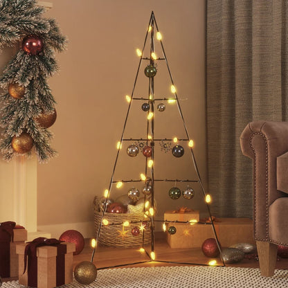 Kerstdecoratie Kerstboom Metaal Zwart Zwart