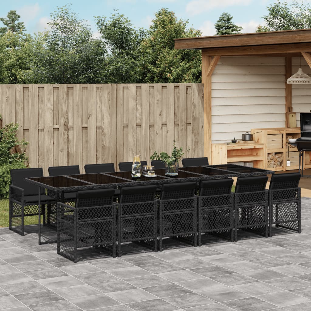 7-Delige Tuinset Met Kussens Poly Rattan