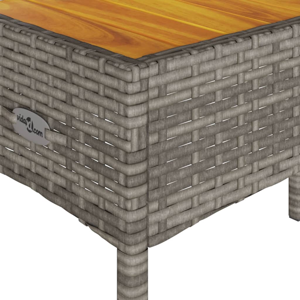 Tuinbank 2-Zits Met Kussens En Tafel Poly Rattan