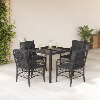 7-Delige Tuinset Met Kussens Poly Rattan