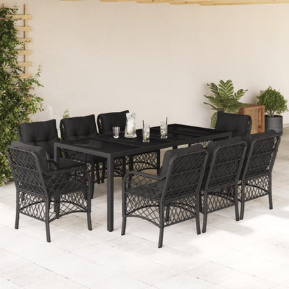 7-Delige Tuinset Met Kussens Poly Rattan