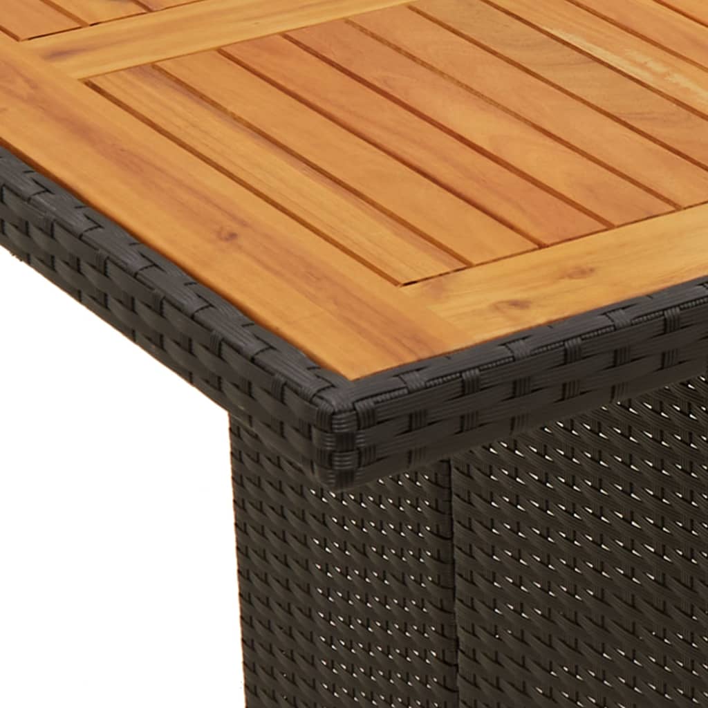 7-Delige Tuinset Met Kussens Poly Rattan