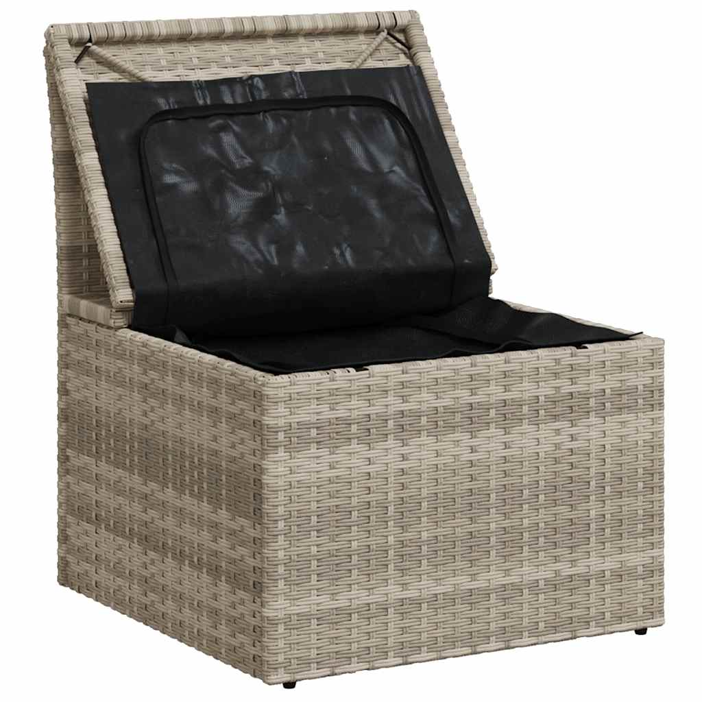 Tuinstoel Zonder Armleuning Met Kussens Poly Rattan