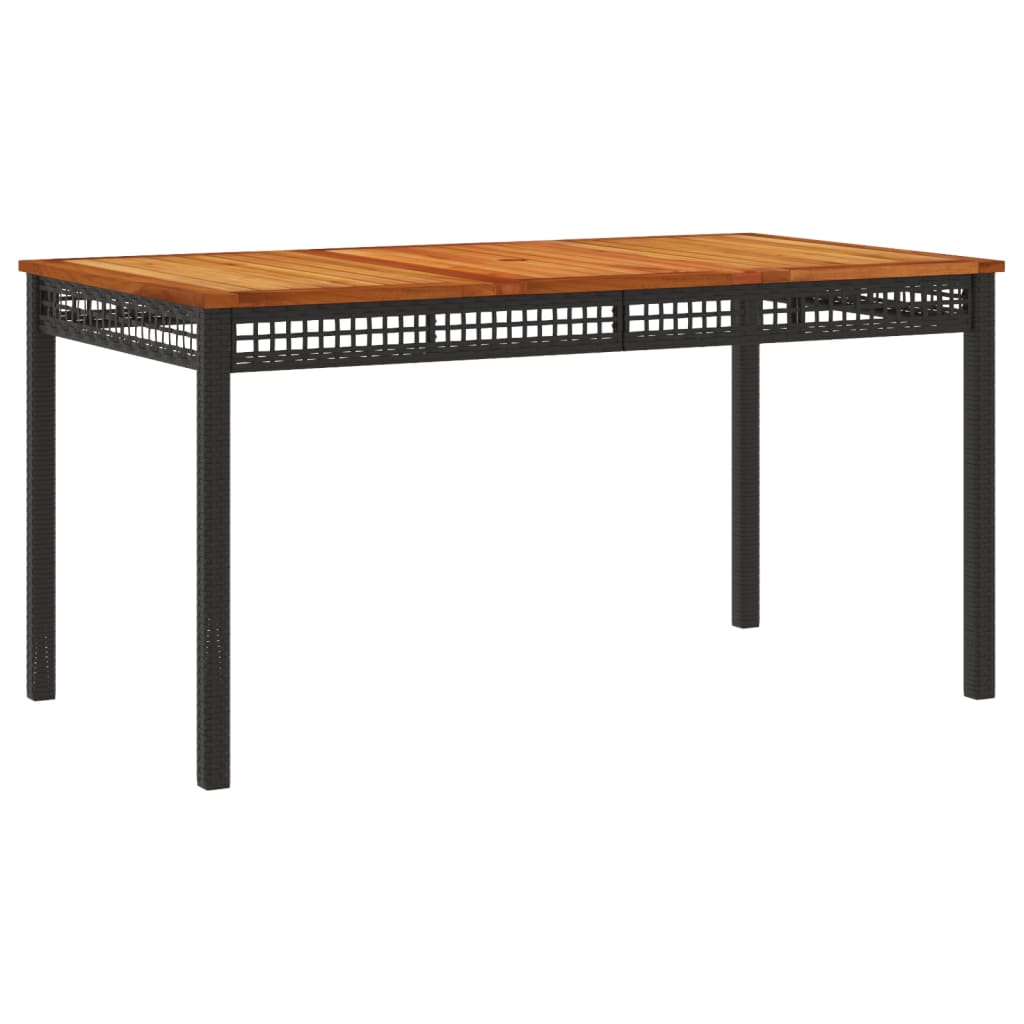 Tuinset Met Kussens Poly Rattan Zwart