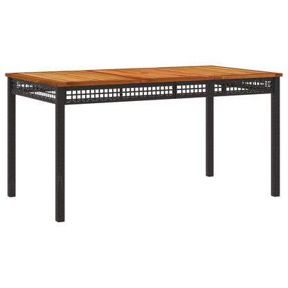 Tuinset Met Kussens Poly Rattan Zwart