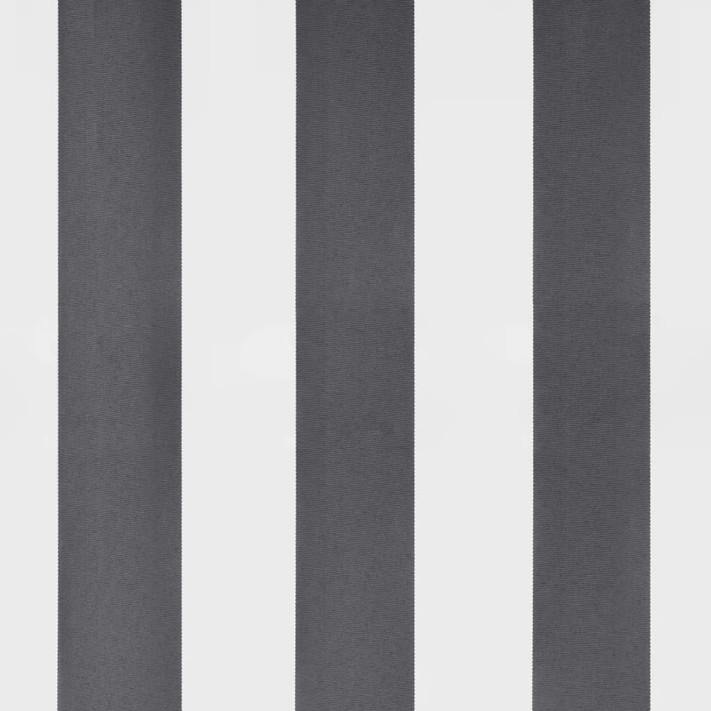 Luifel Handmatig Uittrekbaar 300X250 Cm Antraciet En Wit