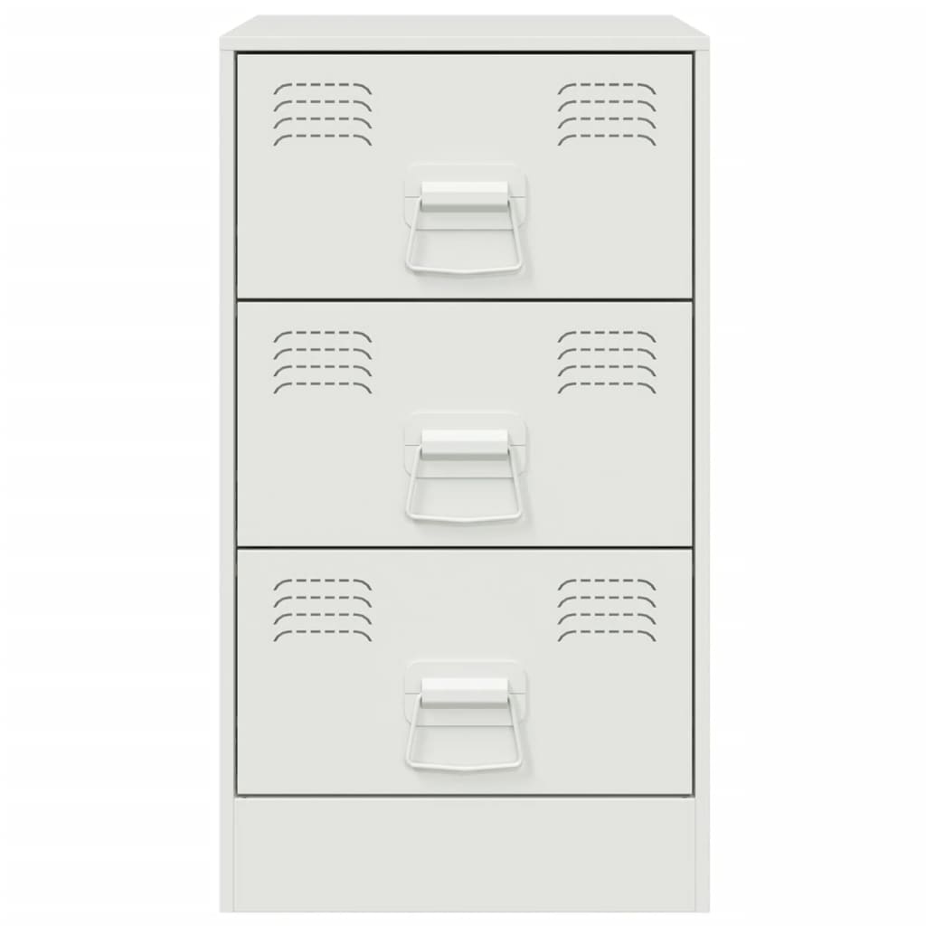 Nachtkastje 34,5X39X62 Cm Staal