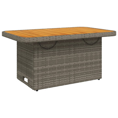 Tuintafel Poly Rattan En Acaciahout