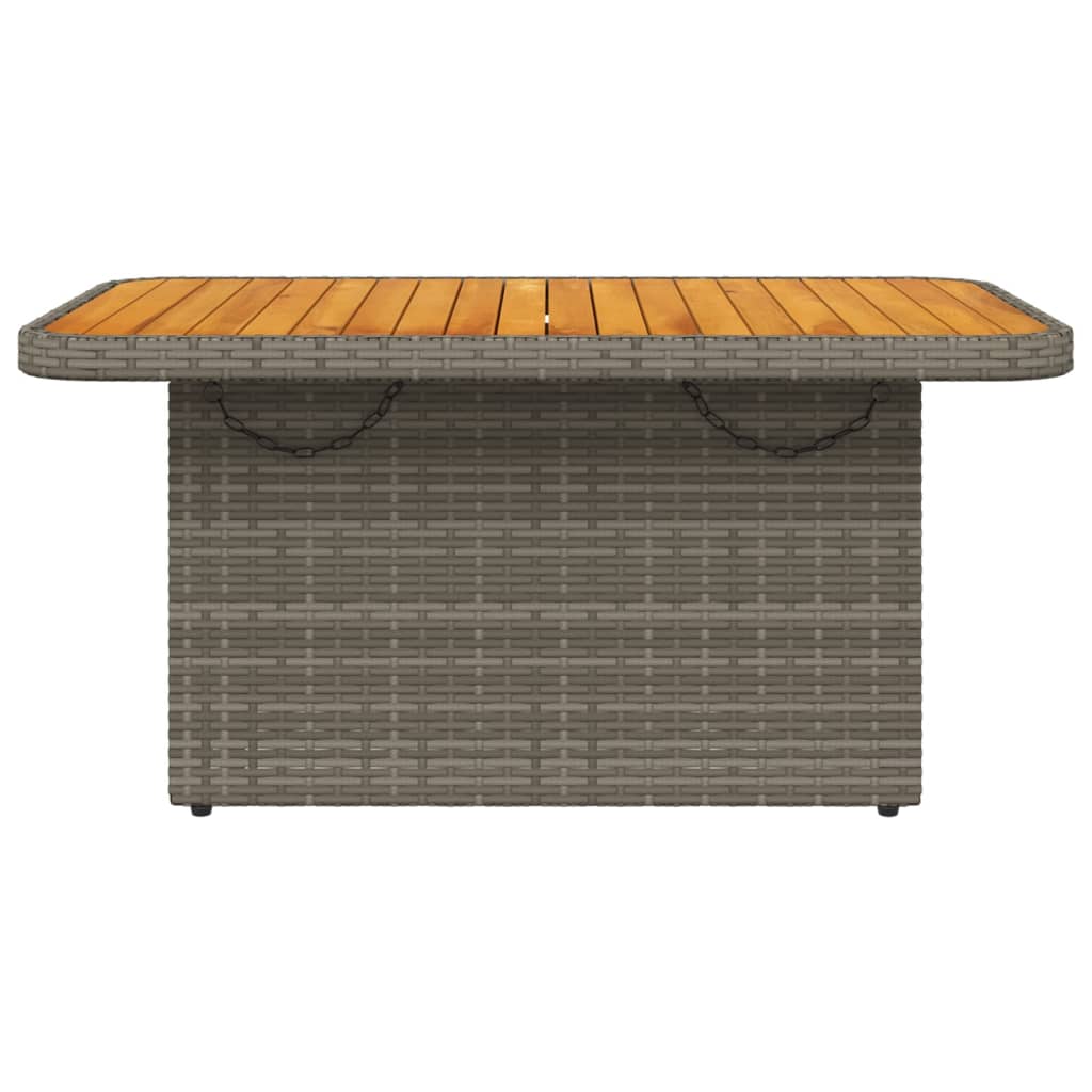 Tuintafel Poly Rattan En Acaciahout