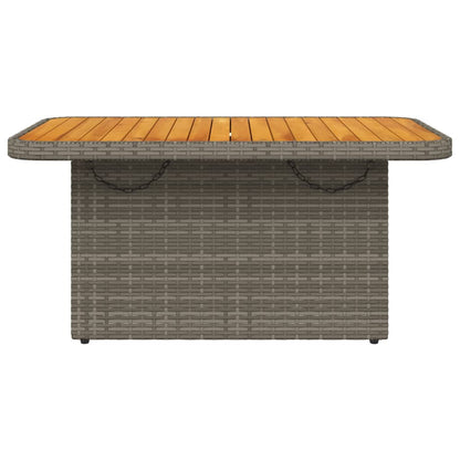 Tuintafel Poly Rattan En Acaciahout