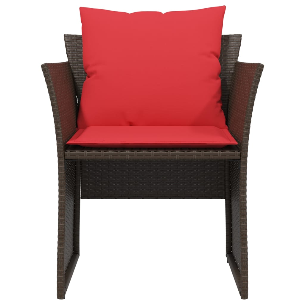 Tuinstoel Met Voetenbank Poly Rattan