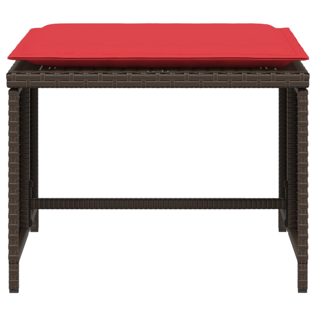 Tuinstoel Met Voetenbank Poly Rattan