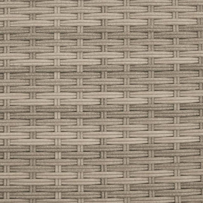 Ligbed Met Kussen Poly Rattan