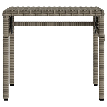 Ligbed Met Luifel En Tafel Poly Rattan