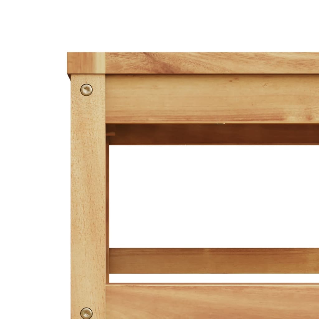 Tuintafel 63X63X30 Cm Massief Acaciahout