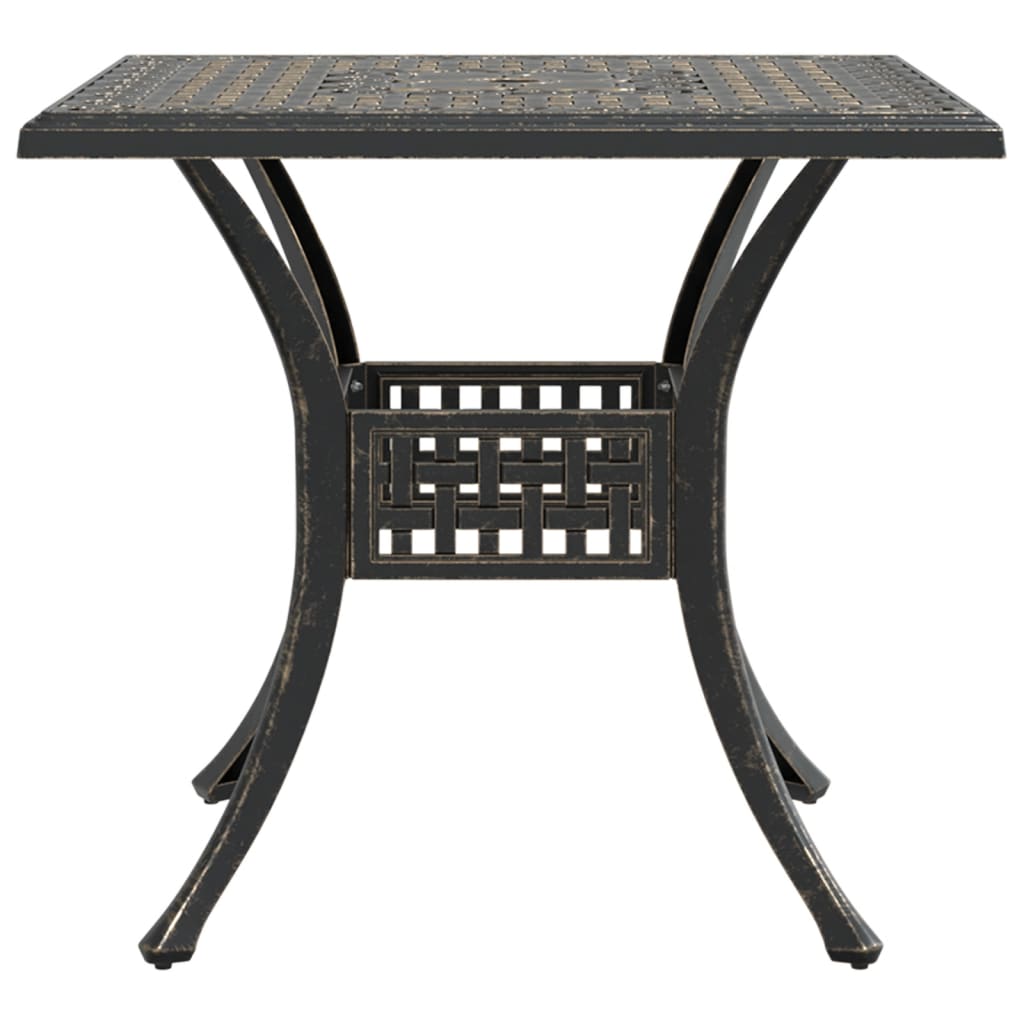 Tuintafel 80X80X75 Cm Gietaluminium Kleurig